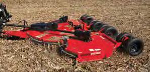 ROTARY CUTTERS 15' Batwing Model Tractor PTO HP Range Main Driveline EXTREME-DUTY BW1800X/ BW1260X (single-wing) 65 250 hp Cat 6 CV or Cat 5 heavy 3 joint Wing Driveline Cat 5 Tractor Hitch