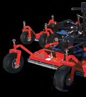 5" with skid shoes 75 hp 17,000 fpm Blade Overlap (inches) 2" Blade Spindles / Bearings Tractor PTO Speed 3 cast iron housings / greasable tapered roller bearings 540 rpm Driveline Size Cat 4 Belt