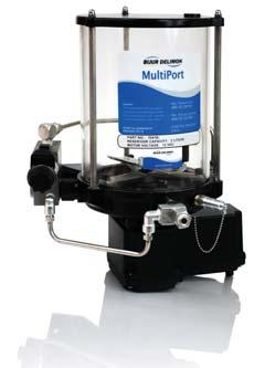MultiPort Lubricator Grease, Injector General The MultiPort Lubricator is an electrically driven multiple outlet lubrication unit design primarily for use with injector systems.
