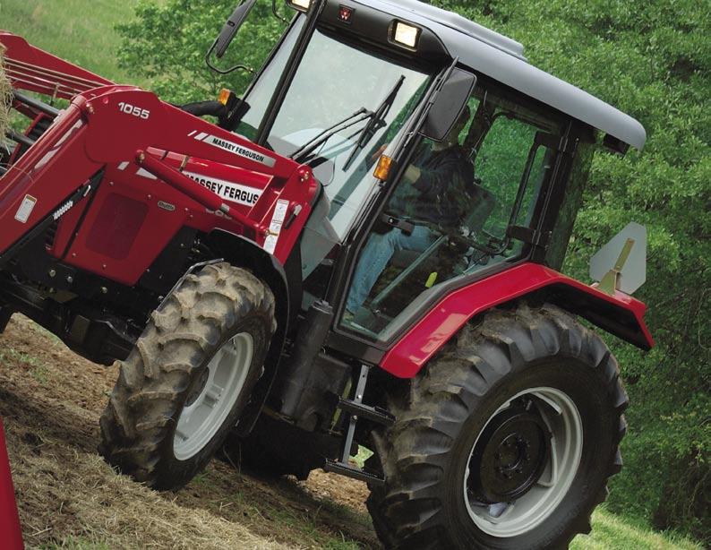 500 Series Convenience during transport. And that s just one of the many ways Massey Ferguson engineers incorporate ideas that make a real difference in the way you work.