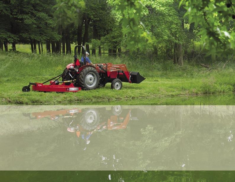 500 Series 3-Cylinder Tractors BIG TRACTOR Features for Even GREATER PRODUCTIVITY Massey Ferguson 3-cylinder 500 Series tractors may well be the best value in the tractor market.