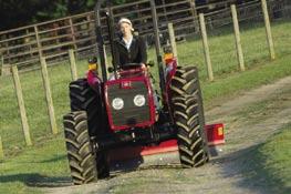smaller size, stylish good looks, and big-tractor features make 500 Series 3-cylinder