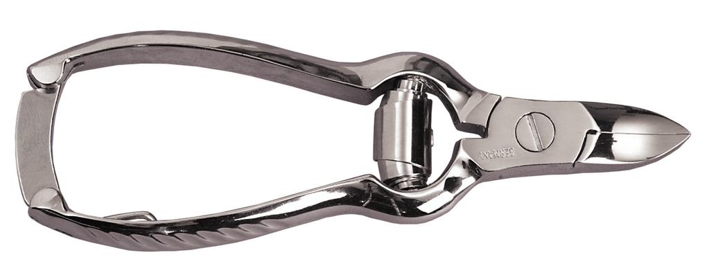 Position lugs prevent slipping. 1790-2 6/bx Chrome-Plated Nail Nipper Heavy-duty nail clippers.