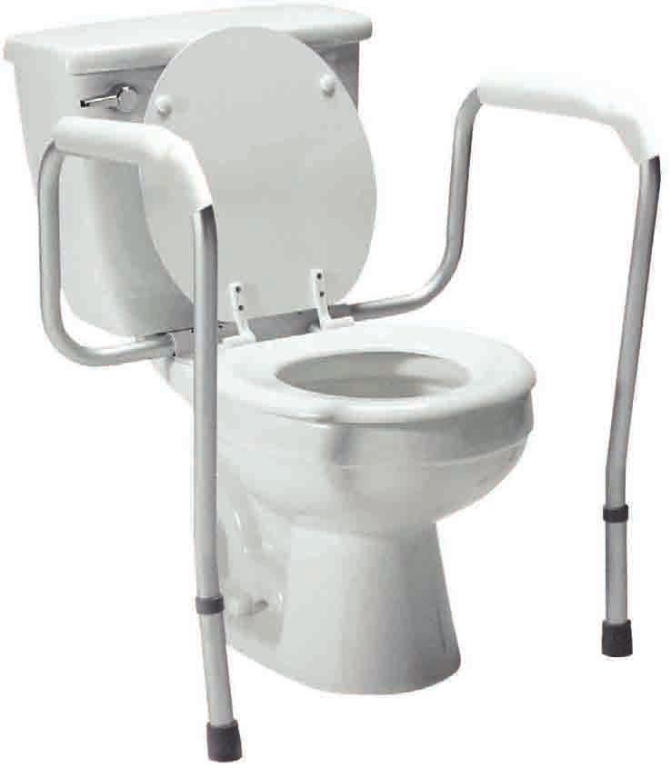 Versaframe, Versamode Adjustable-Height Versaframe Designed to add support and stability during toileting Contoured waterfall armrests are designed for comfort and provide an excellent gripping