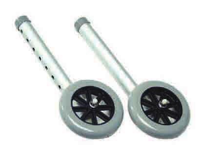 Walker Leg Attachments Walker Wheels 3" wheels are ideal for navigating over