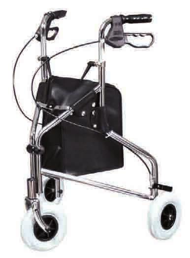 instructions Designed to meet the requirements of HCPCS Codes E0149 and E0156 RJ4200A Blue 1 ea Sure-Gait II Three-Wheel Rollator As a steel-frame,