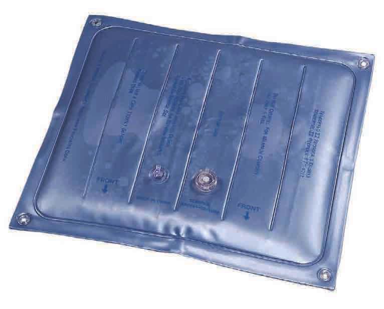 surrounded by heavy-gauge vinyl keeps cushion temperature comfortable Two sealed seams provide extra strength and durability Easy-to-clean vinyl cover is bacteria and odor