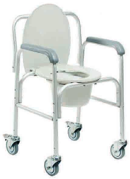 These commodes come complete with commode pail, cover, splash shield, laminated color operating instructions, and carry a lifetime limited warranty.