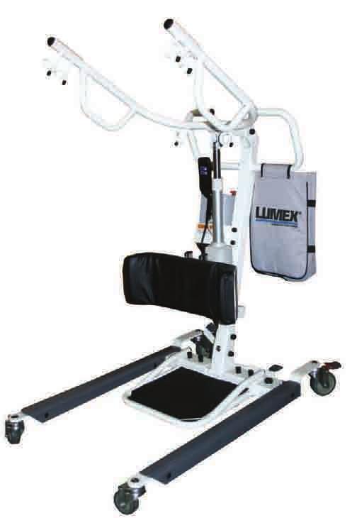 Electric Easy Lift STS (Sit-to-Stand) Easy Lift Sit-to-Stand The Lumex Easy Lift STS, designed to provide quick, secure assistance to those who have trouble standing, features heavy-gauge steel