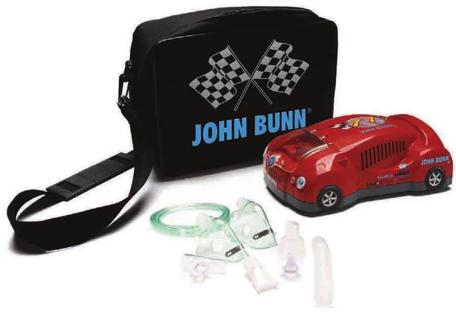 Neb-u-Tyke Speedster Nebulizer Compressor The Neb-u-Tyke Speedster includes interactive stickers for patients to customize their car!