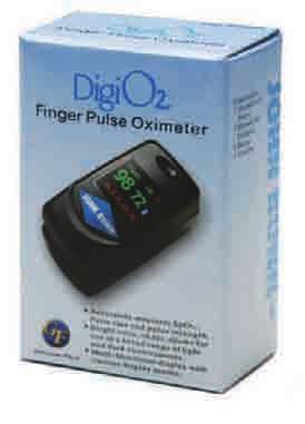 DigiO2 Finger Pulse Oximeter Fast, reliable, accurate oxygen saturation (SpO2), pulse rate, and