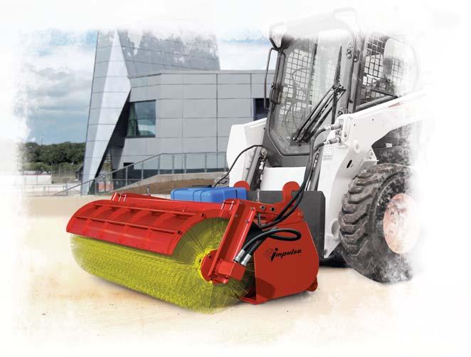 Technopark Impulse produces a wide range of attachments for backhoe-loaders, skid-steers and wheel loaders to handle materials and clean areas.