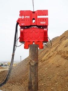 Clamping heads A wide range of clamping heads to match the diversity of profile forms and sizes. Agriplex A fixed clamp for single sheet piles or H beams.