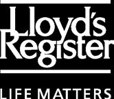 Regulatory Affairs Lloyd's Register Global Technology Centre, Southampton Boldrewood Innovation Campus, Burgess Road, Southampton, SO16 7QF, UK E RegulatoryAffairs@lr.
