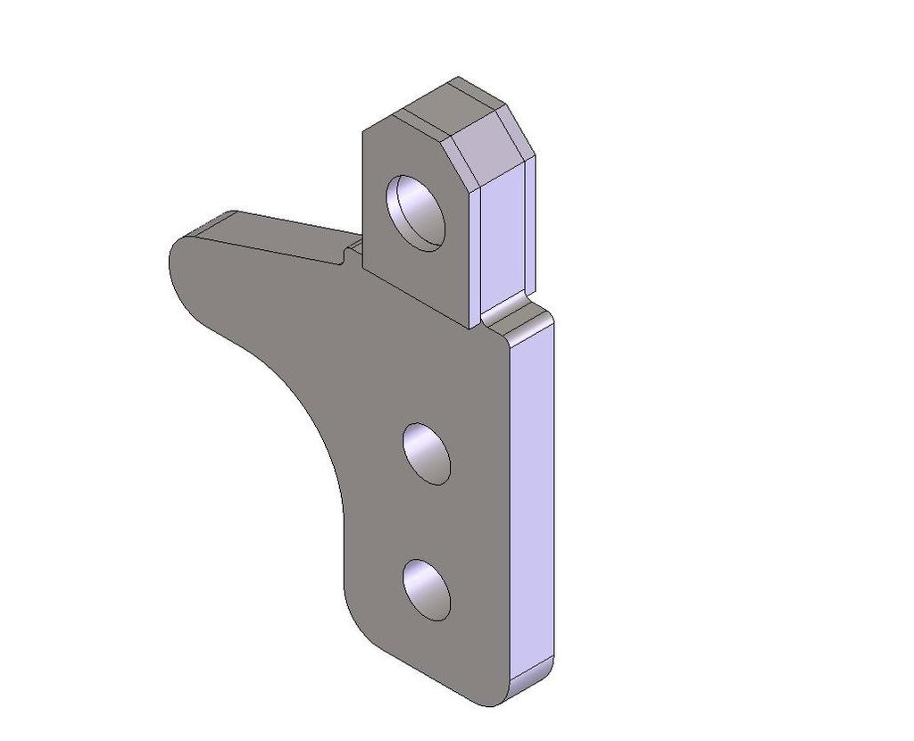 2 Attachment of hoist 2.1 A-frame For the A-frame type stirrup an adaptor is delivered with the hoist. Attach this adaptor piece to the underside if the hoist by means of the M16 bolt.