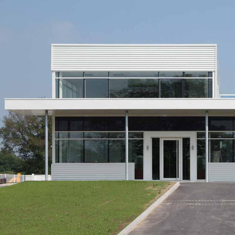 Materials and components As with all Technal façade systems, only the highest quality materials and components are used for low maintenance and performance over time: Aluminium profiles are extruded