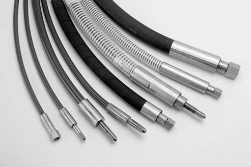 THERMOPLASTIC HOSES & FLEX LANCES CUSTOM ORDER All Jetstream 20,000 psi thermoplastic hoses and flex lances are available in custom lengths or with special end fitting combinations or covers.