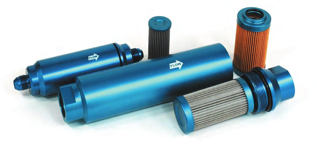 4 Locations Minneapolis / Kansas City / Green Bay / Indianapolis 1 Easy Call Pure-Flow In-Line Pro Race Fuel Filters Blue Black Filter Blue Black Element Nominal Filter Media O-Ring Seal Dimension