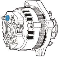 Alternators: Where to Begin Symptoms Possible Cause Action Needed No output from alternator Battery condition good Dashboard indicator light illuminates when key on, engine off.