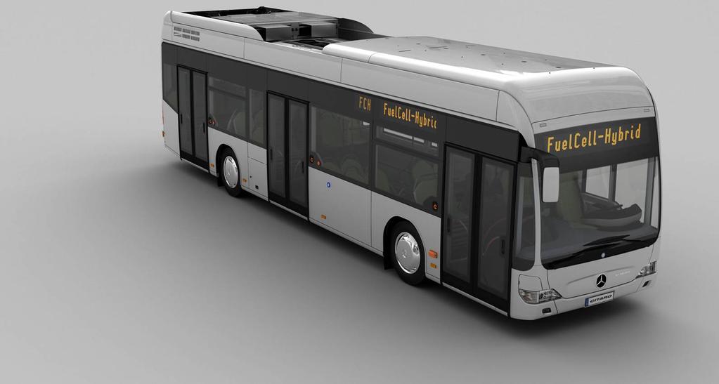 New Citaro FuelCELL-Hybrid Next generation fuel cell buses are characterized by: Optimized fuel cell