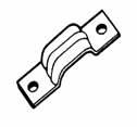 Midget One-Hole Straps 3/16 O.D. 26212 20 GS OF 50 PCS 3 0.73 0.33 1/4 O.D. 26214 10 GS OF 50 PCS 3 0.95 0.50 PPLICTION: INDOORS OR OUTDOORS. Use to secure bare solid copper wire to a working surface.
