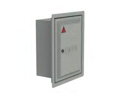 These enclosures are smaller in size and have an IP rating of IP66.