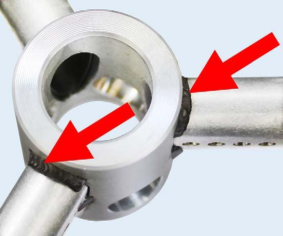 Welded central nozzle ring If your new inlet nozzle has a welded central nozzle ring (see illustration), several older flow bodies cannot be installed to fit exactly. In this case contact MOTORTECH.