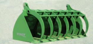 The heavy-duty bucket is available in the widths 1600 mm (0.512 m 3 flush volume) and 2100 mm (0.