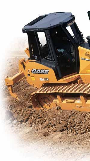 K Series Dozers POWER AND VERSATILITY Blade visibility Visibility to the blade is important for precision work even with machines as productive as these.