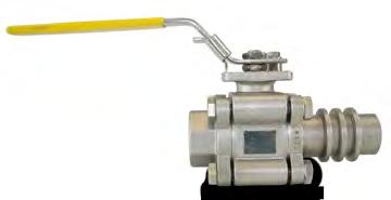 Weld - in - Place Eliminate Valve disassembly when welded ball valves are required!