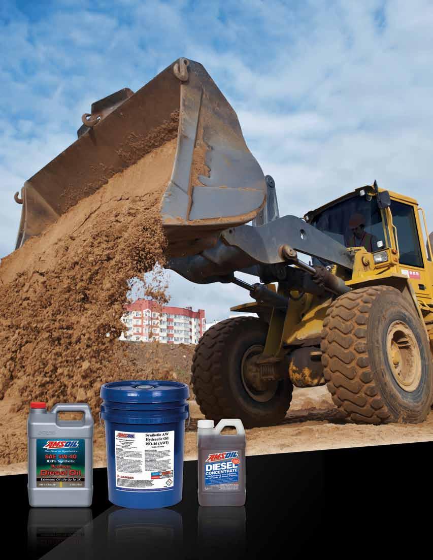 Heavy-Duty Off-Road SYNTHETIC DIESEL OILS SYNTHETIC HYDRAULIC FLUIDS FUEL ADDITIVES AMSOIL