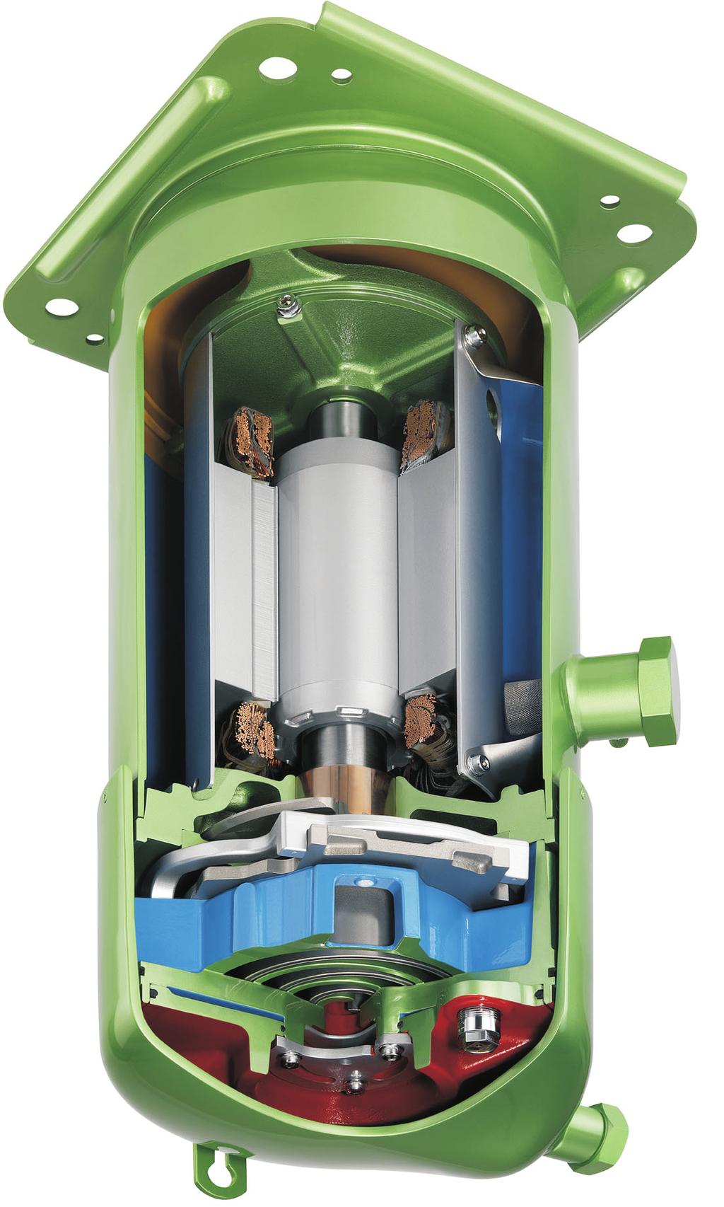 ORBIT for variable speed drive (VSD) While the scroll compressors of the ORBIT series are characterized by high full load and seasonal efficiency, low sound levels, and high reliability, they are