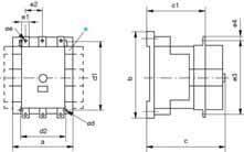 Bulletin 100-D Approximate Dimensions Dimensions in millimeters. Dimensions are not intended to be used for manufacturing purposes. Bulletin 100-D Contactors and Accessories Mounting Position Cat. No.