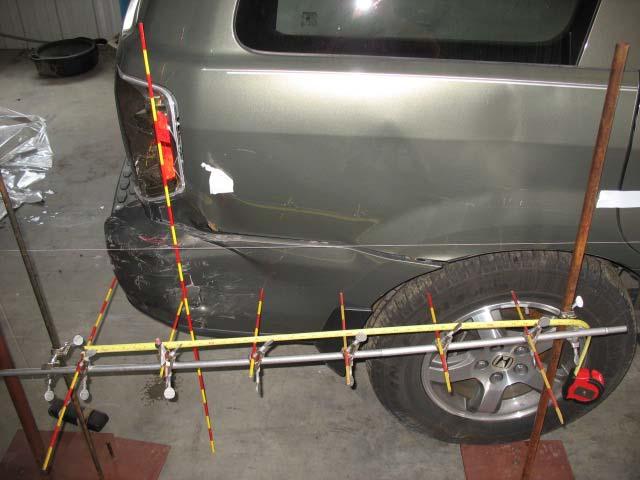 The rear aspect of the Honda s right plane sustained minor damage as a result of the Event 2 impact (Figure 5).