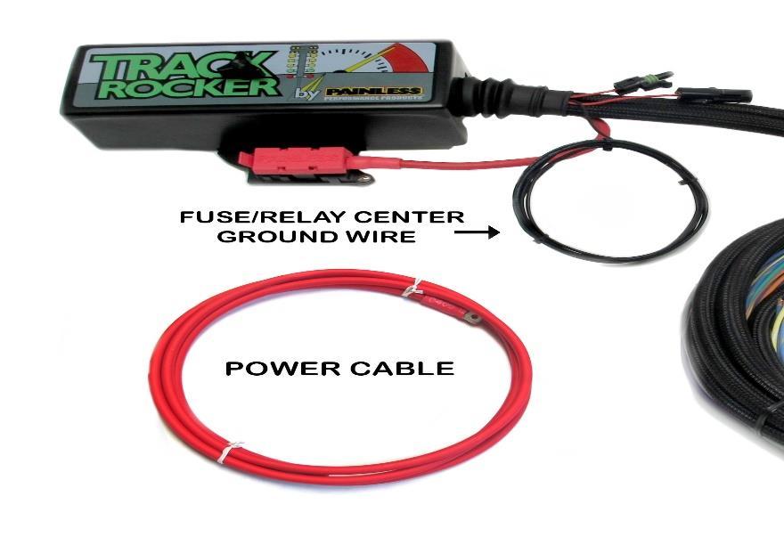 The power cable is 8 long and should accommodate most mounting locations.