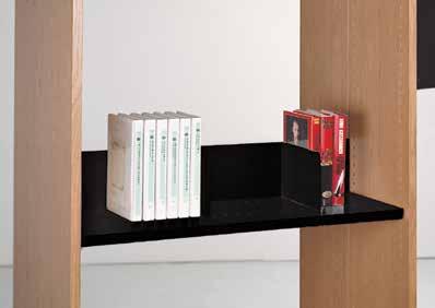 securement under shelf that locks dividers in place with pin insert Omega Bookstop Shelf has 1 5 8"H rear lip that functions as a bookstop; accepts Wire Book Supports