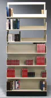 36"W x 8"D shelves have four bends to increase strength; all edges rounded for safety Single-faced units must be anchored to wall; hardware included Ready to assemble.