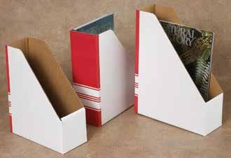 47 Colored Cut-Corner Shelf Files Brighten shelving and color-code your collections Made from durable, heavy-duty corrugated board Files ship
