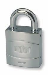 Cylinders - High Security Padlocks Features: High-security padlock Open / Long shackle design.