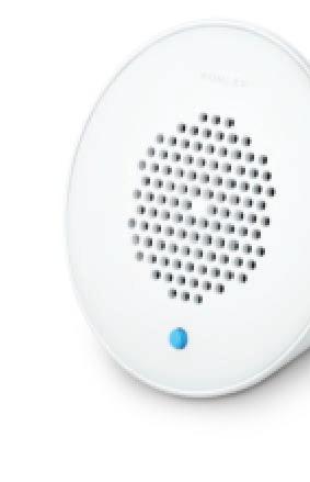 The Moxie showerhead + wireless speaker plays up to 7 hours of music, news and more from the showerhead by pairing wirelessly with devices that are