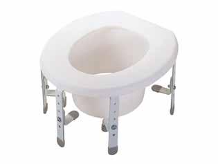 Easy to use locking clamp requires no tools and fits most toilets. The unique design of flip-up armrests and lid more comfortable and hygiene. HCA8040 spec.: 4. HCA8070 spec.: 7.