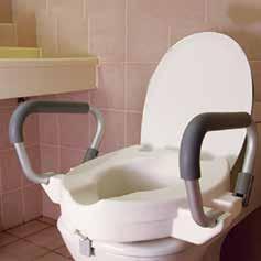 Note Option: Without arms (HCA8030, HCA8060). Raised Toilet Seat Item No.: HCA8060 Helping patients with bending or sitting difficulties.