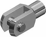 P1M-4MRE 80 P1M-4PRE E KK Th d x A Depth Rod Clevis Clevis for articulated mounting of cylinder.
