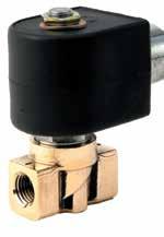 Pneumatics Fluid Control Valves Two-Way Valves 2-Way Direct Acting - Normally Closed - Brass Port Size NPT Orifice Size in.