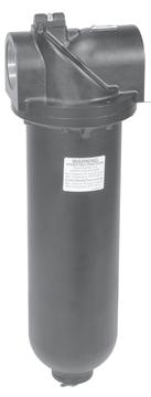 Pneumatics Air Preparation Particulate Filters Heavy-duty cast aluminum housings to withstand operating pressures up to 250 PSIG Differential pressure indicator to eliminate the guesswork of element