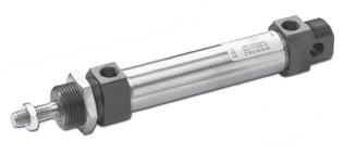 Pneumatics Conforms to ISO 6432 and CETOP RP52P standards 5 bore sizes, 10mm to 25mm Stainless steel body with black anodized aluminum end caps Stainless steel piston rod Magnetic piston and bumpers