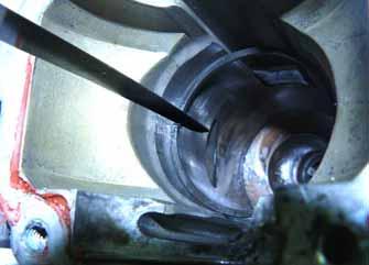 Replace if necessary Verify the piston rings wear using