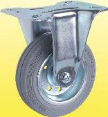 Total lock brake option available. Available in rubber or Rexthane tyred wheel. Sizes 100, 160 and 200mm.