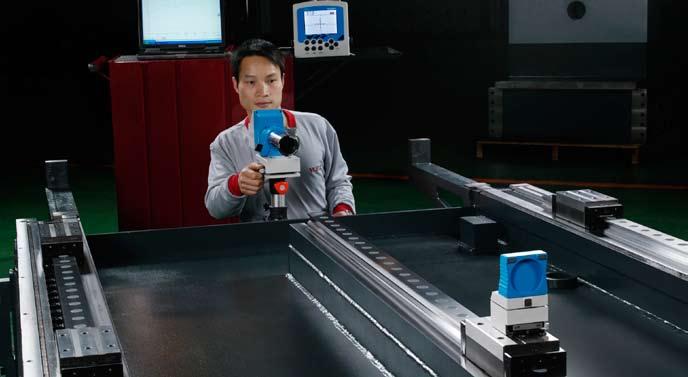 accuracy control and machining test data