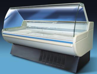 1 CHILLERS CHILLERS 2 A1, A2, A3 Fish Counter T Refrigerated Display Counter Refrigerated Fish Display Counter Spanish curved glass static serveover counter with understorage Autoatic defrost